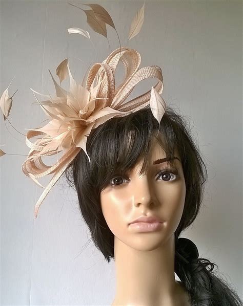 nude fascinator|Nude Fascinator